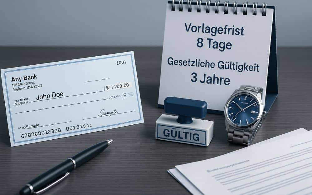 Wie lange sind Schecks gültig?